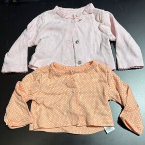 3 mths | baby girls | sweater-button downs